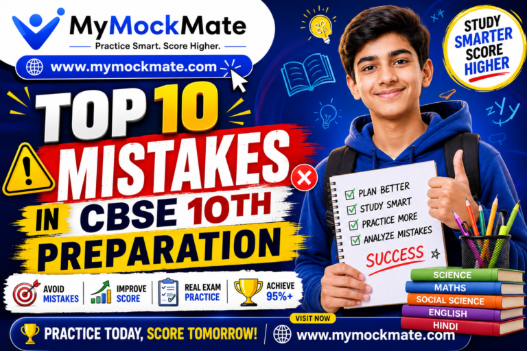 top 10 mistakes in cbse 10th preparation & how to avoid them