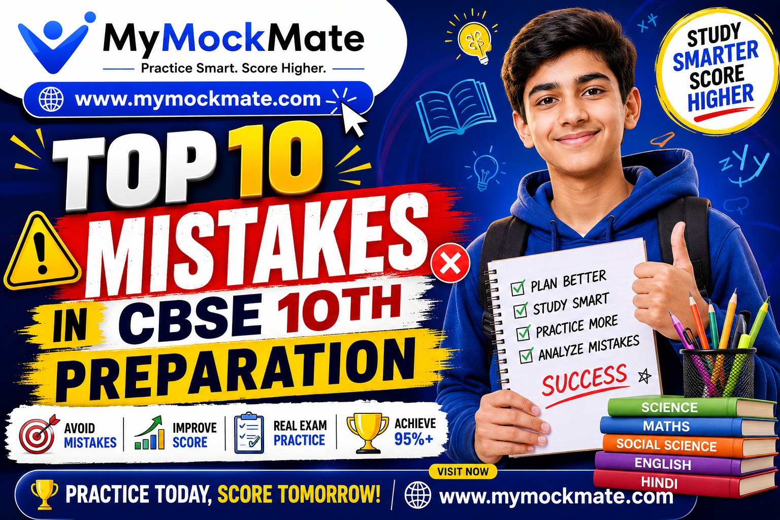 top 10 mistakes in cbse 10th preparation & how to avoid them