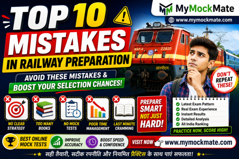 top 10 mistakes in railway preparation & how to avoid them