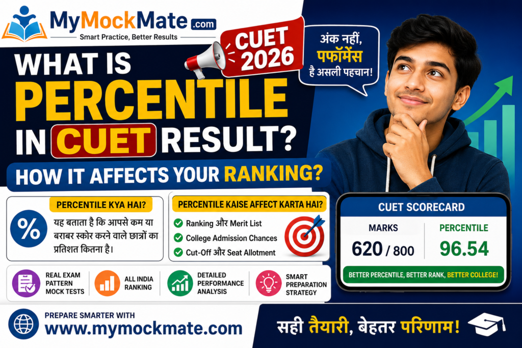 What is Percentile in CUET Result? How It Affects Your Ranking