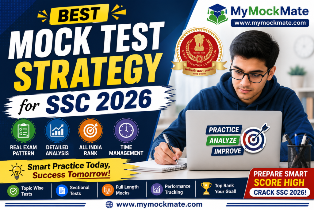 Best Mock Test Strategy for SSC 2026: Clear the Exam with MockMate