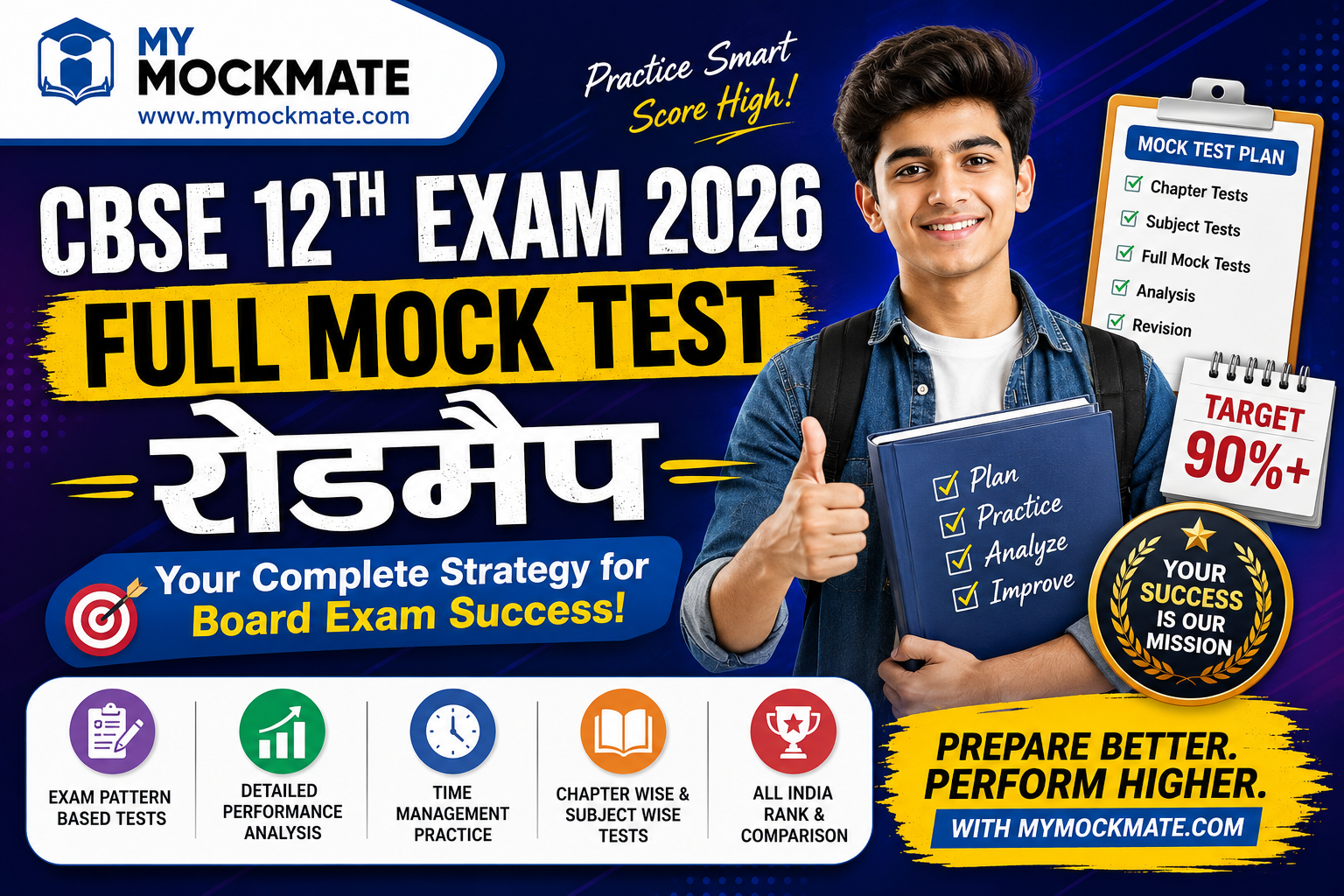 CBSE Class 12 Exam 2027: Full Mock Test Roadmap