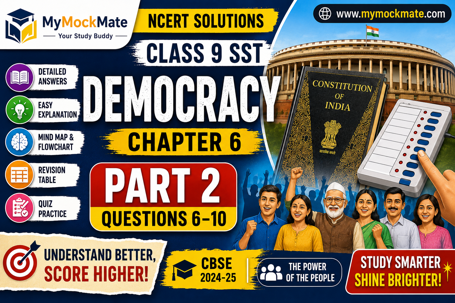 NCERT Grade 9 Social Science Chapter 6 Democracy Solutions (Part 2)