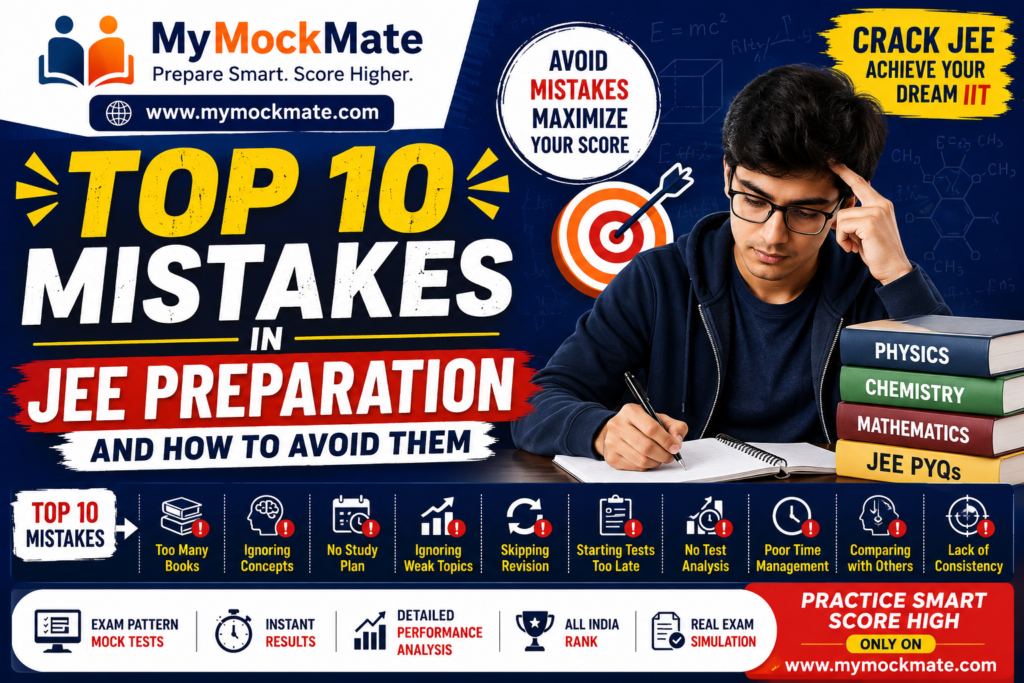 Top 10 Mistakes in JEE Preparation and How to Avoid Them